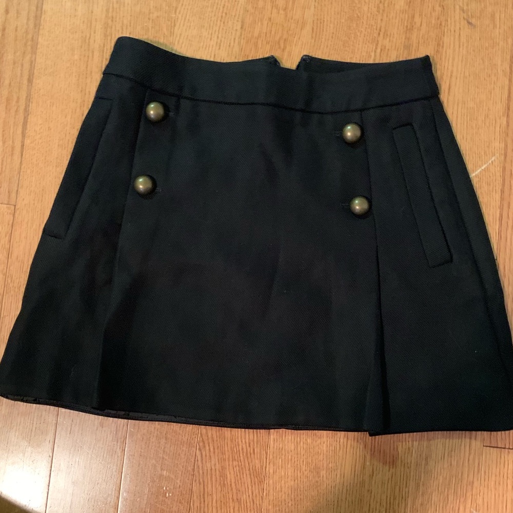 Black Express mini skirt